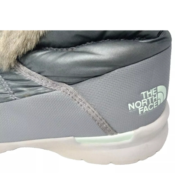 The North Face Thermoball Microbaffle Bootie II Women's Size 10 Gray Winter - Picture 7 of 11